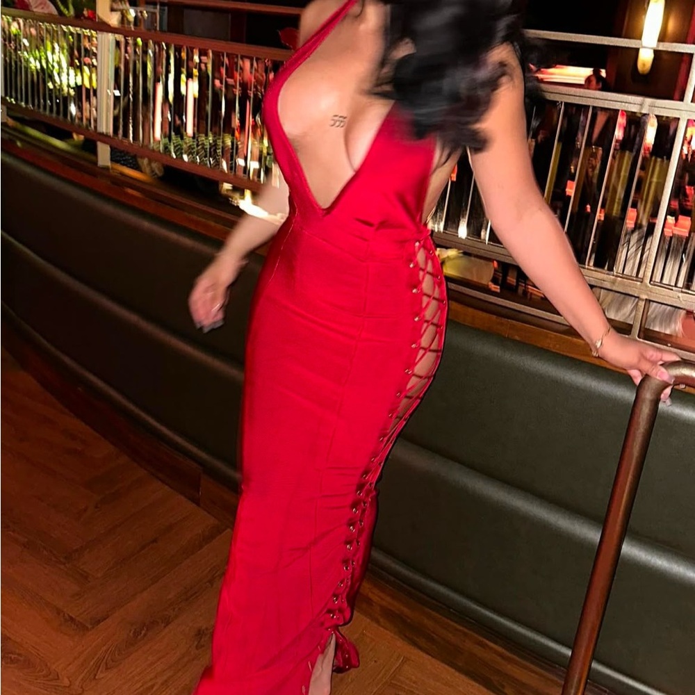 House of CB Red Dress